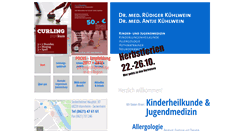 Desktop Screenshot of praxis-dr-kuehlwein.de